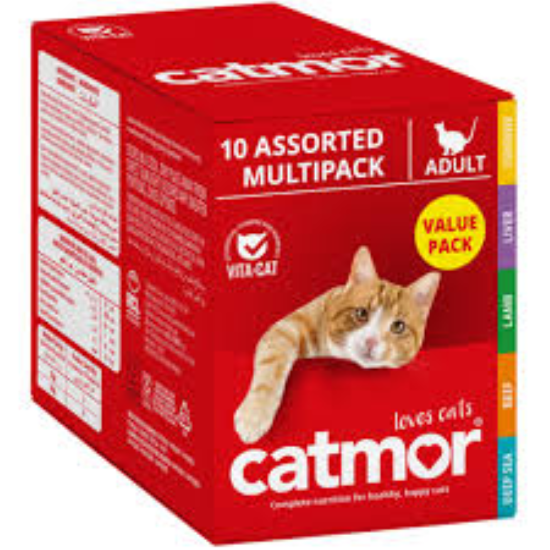 CATMOR ADULT MULTI PACK 10X70G